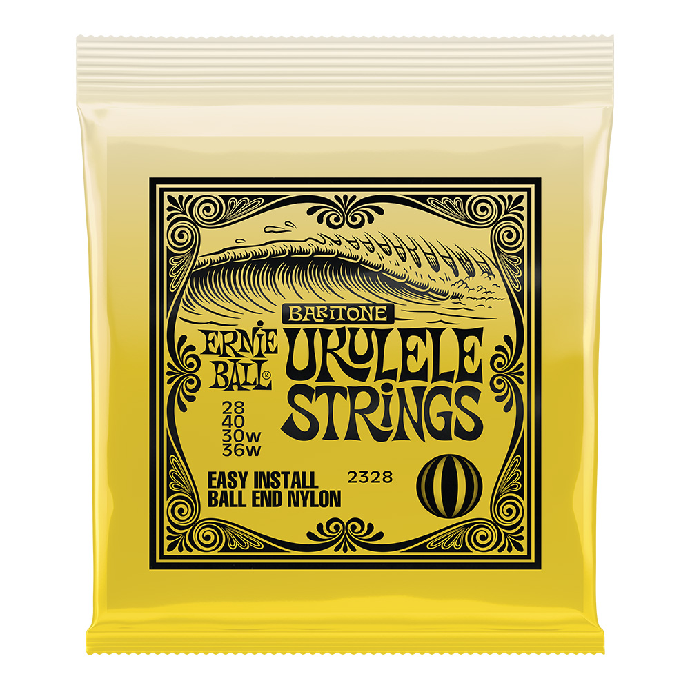 ERNIE BALL <br>#2328 Baritone Nylon Ball End Ukulele Strings