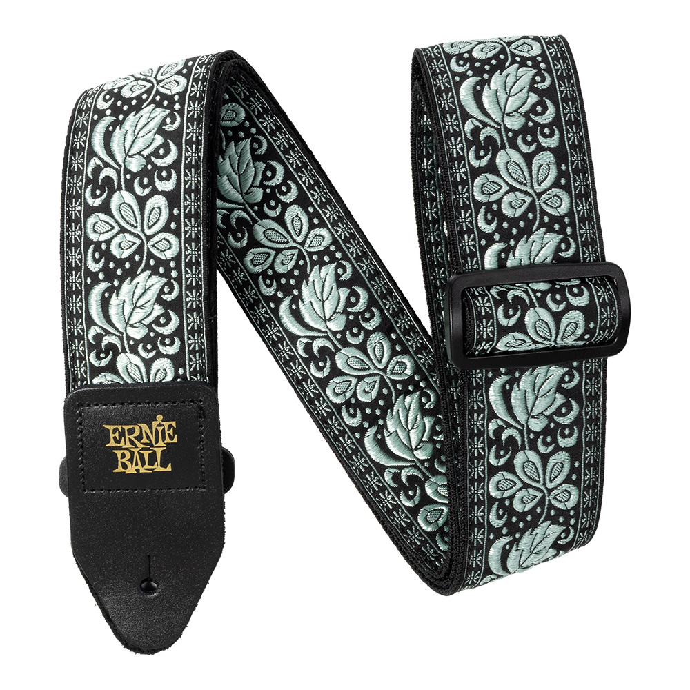 ERNIE BALL <br>#5633 Classic Jacquard Guitar Strap/Bass Strap - Mint To Be