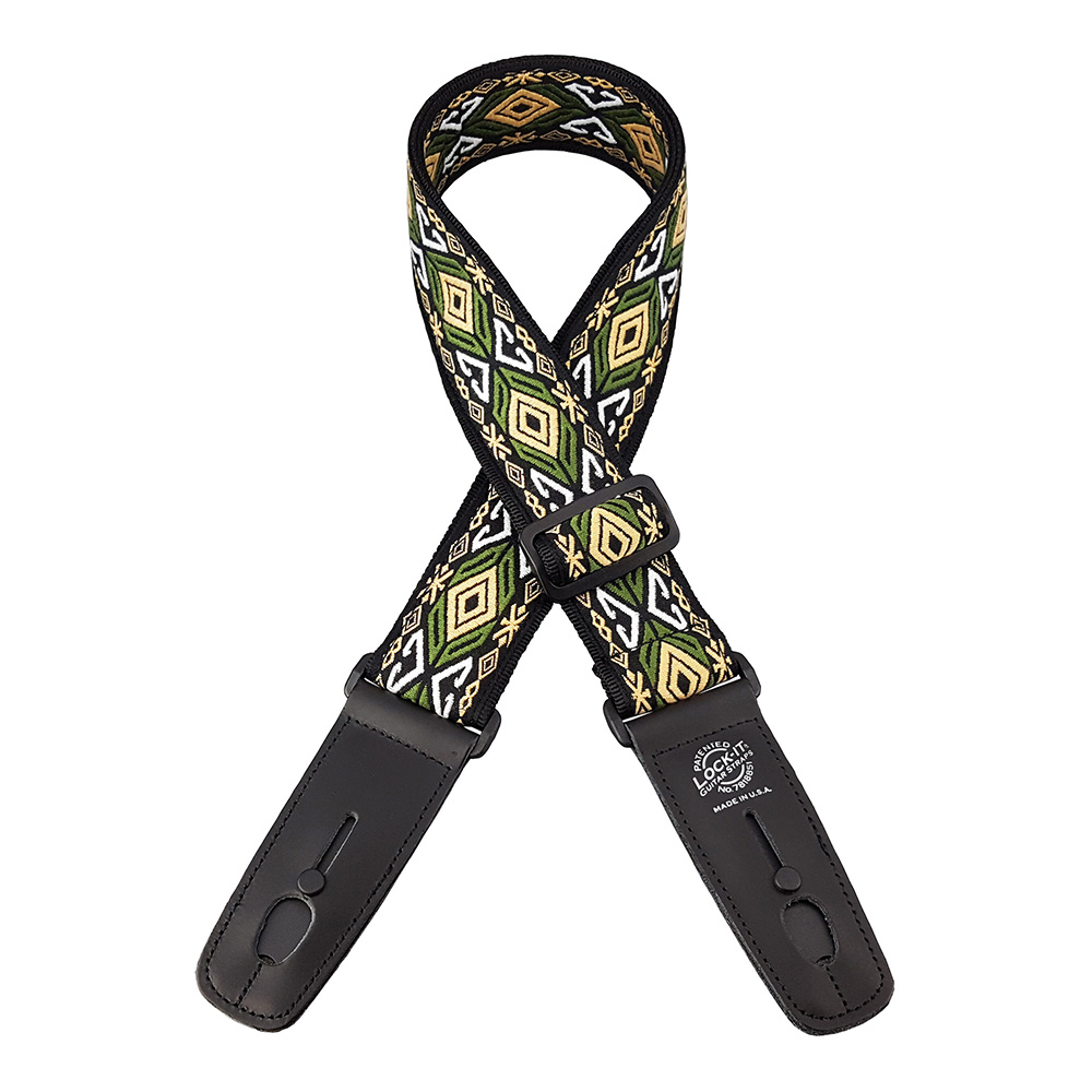 Lock-It Guitar Straps <br>LIS 071-EI (EMERALD ISLE)