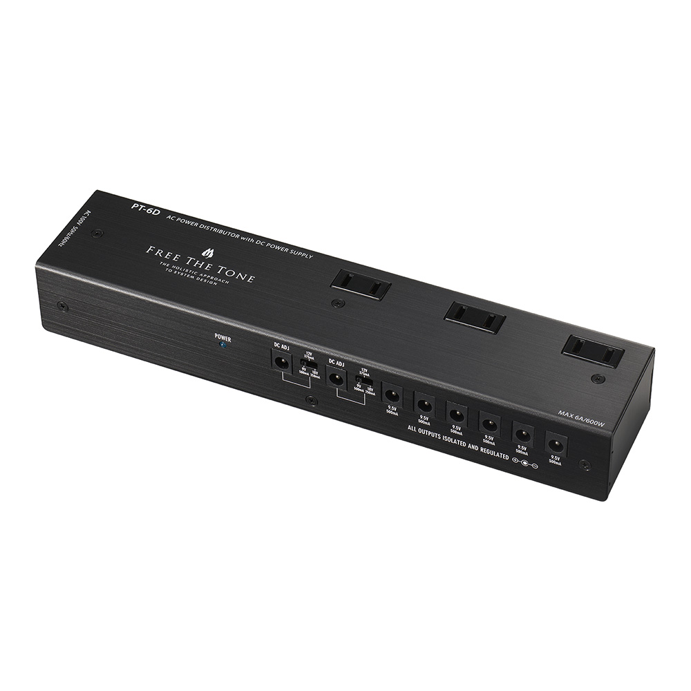 Free The Tone <br>PT-6D / AC POWER DISTRIBUTOR with DC POWER SUPPLY