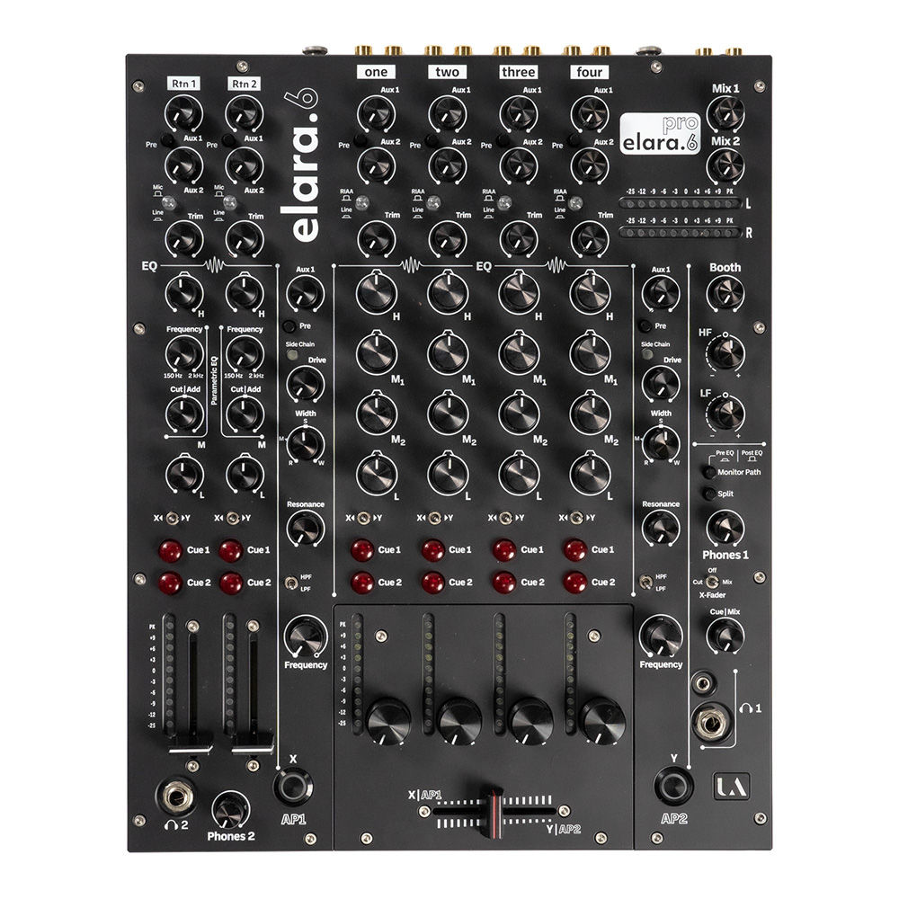 Union Audio <br>elara.6 Rotary Mixer [UA-ER6-BK-UNI]