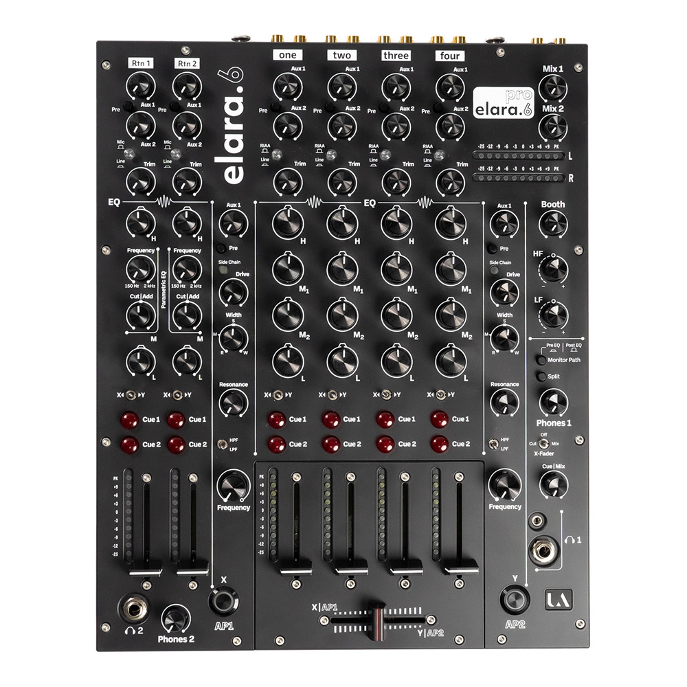 Union Audio <br>elara.6 Linear Mixer [UA-EL6-BK-UNI]