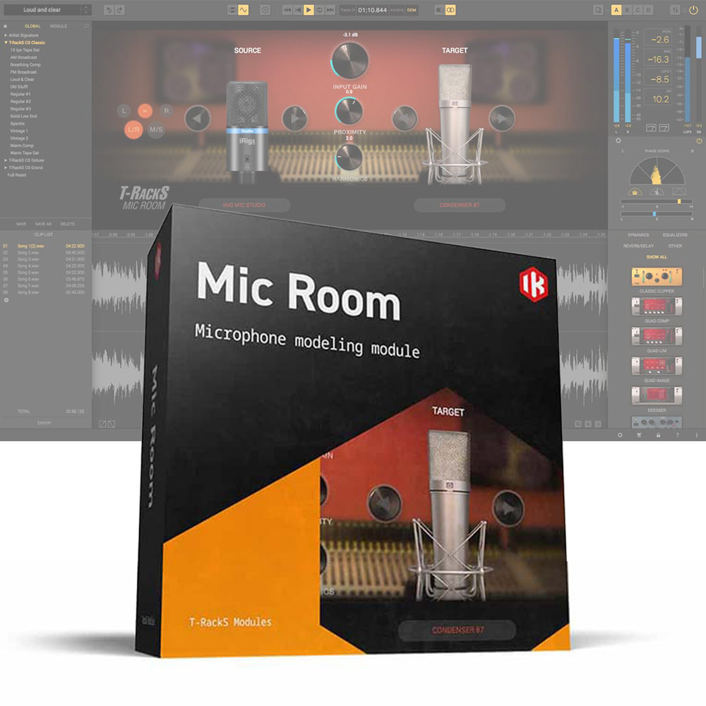 IK Multimedia <br>T-RackS Mic Room