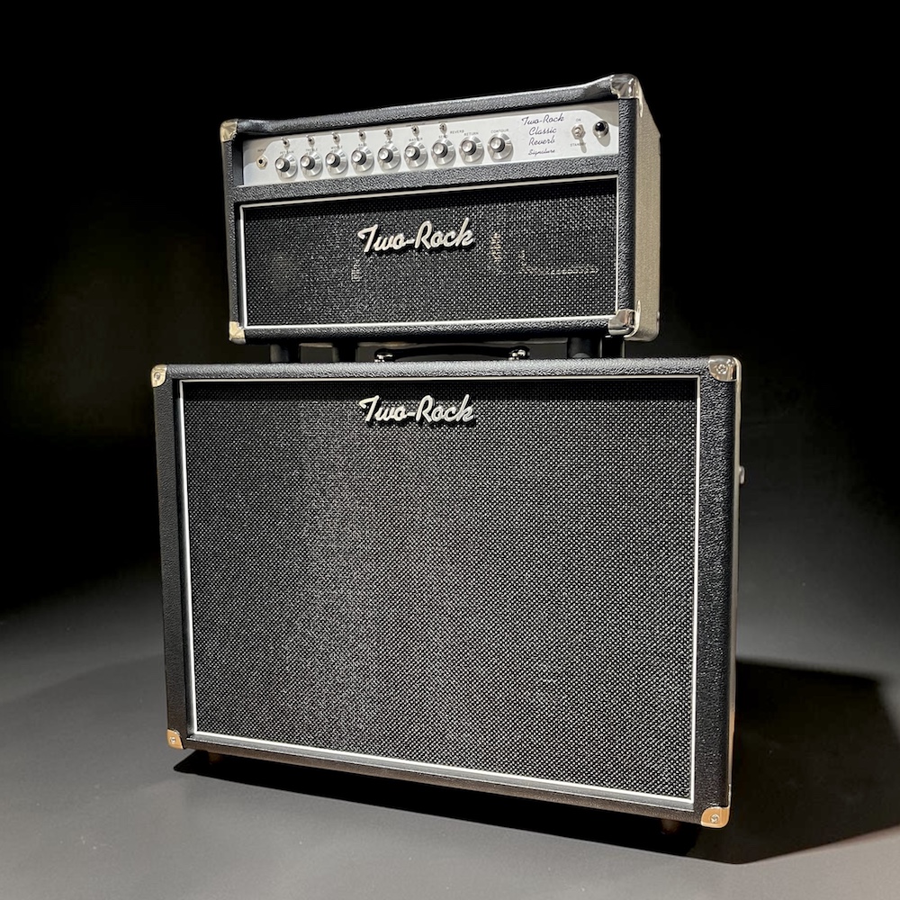 TWO ROCK <br>Classic Reverb Signature Head Black+2x12 Cabinet Horizontal Black