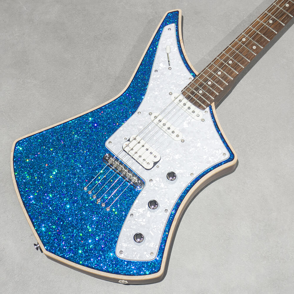 Cream Guitars <br>Revolver Deluxe WG/R CH Blue Green Glitter