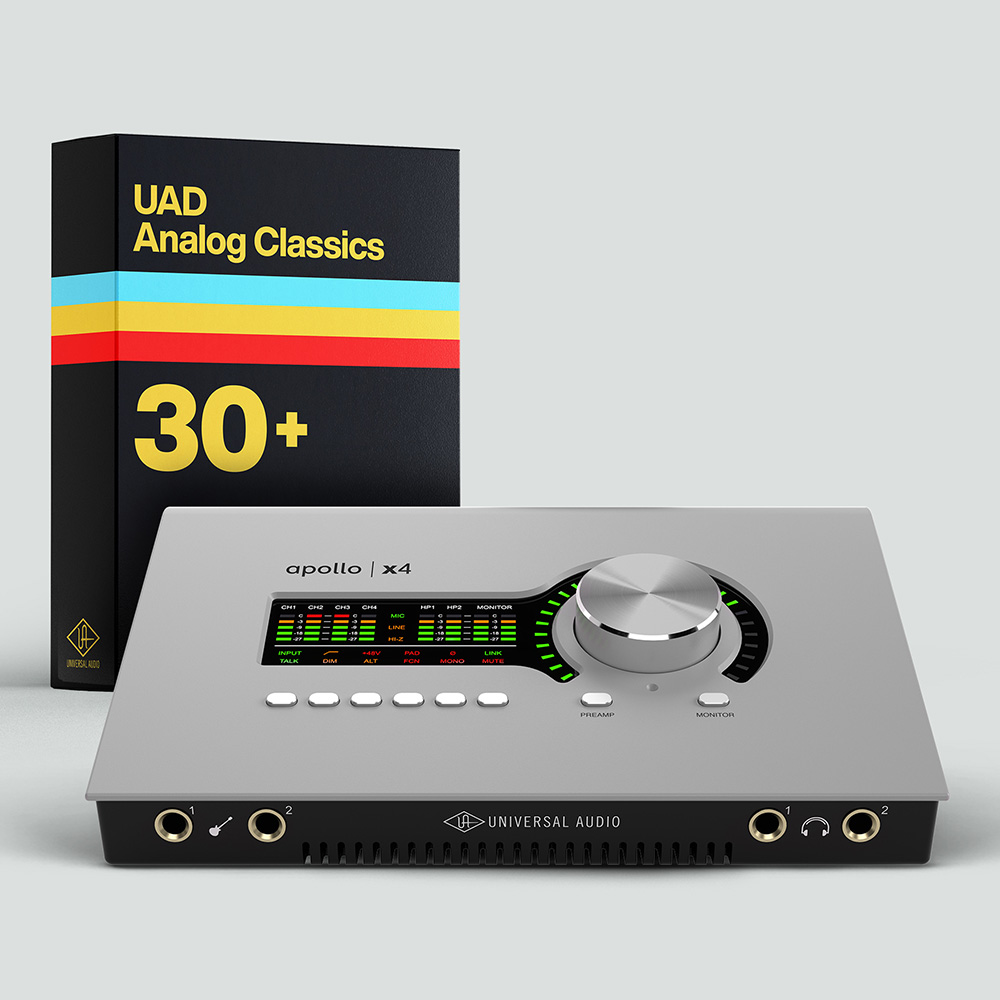 UNIVERSAL AUDIO <br>Apollo x4 | Gen 2 with UAD Analog Classics