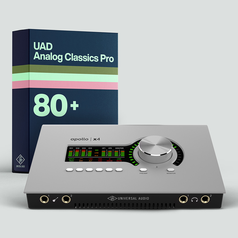 UNIVERSAL AUDIO <br>Apollo x4 | Gen 2 with UAD Analog Classics Pro