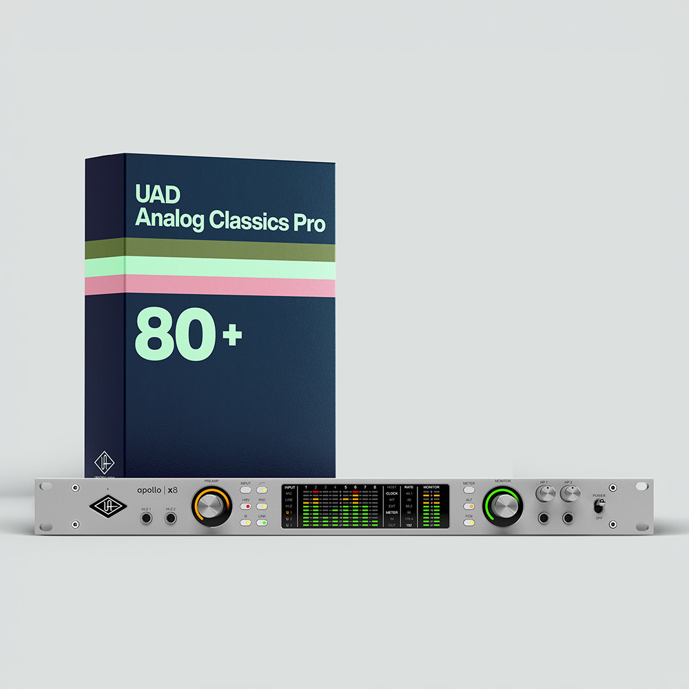 UNIVERSAL AUDIO <br>Apollo x8 | Gen 2 with UAD Analog Classics Pro