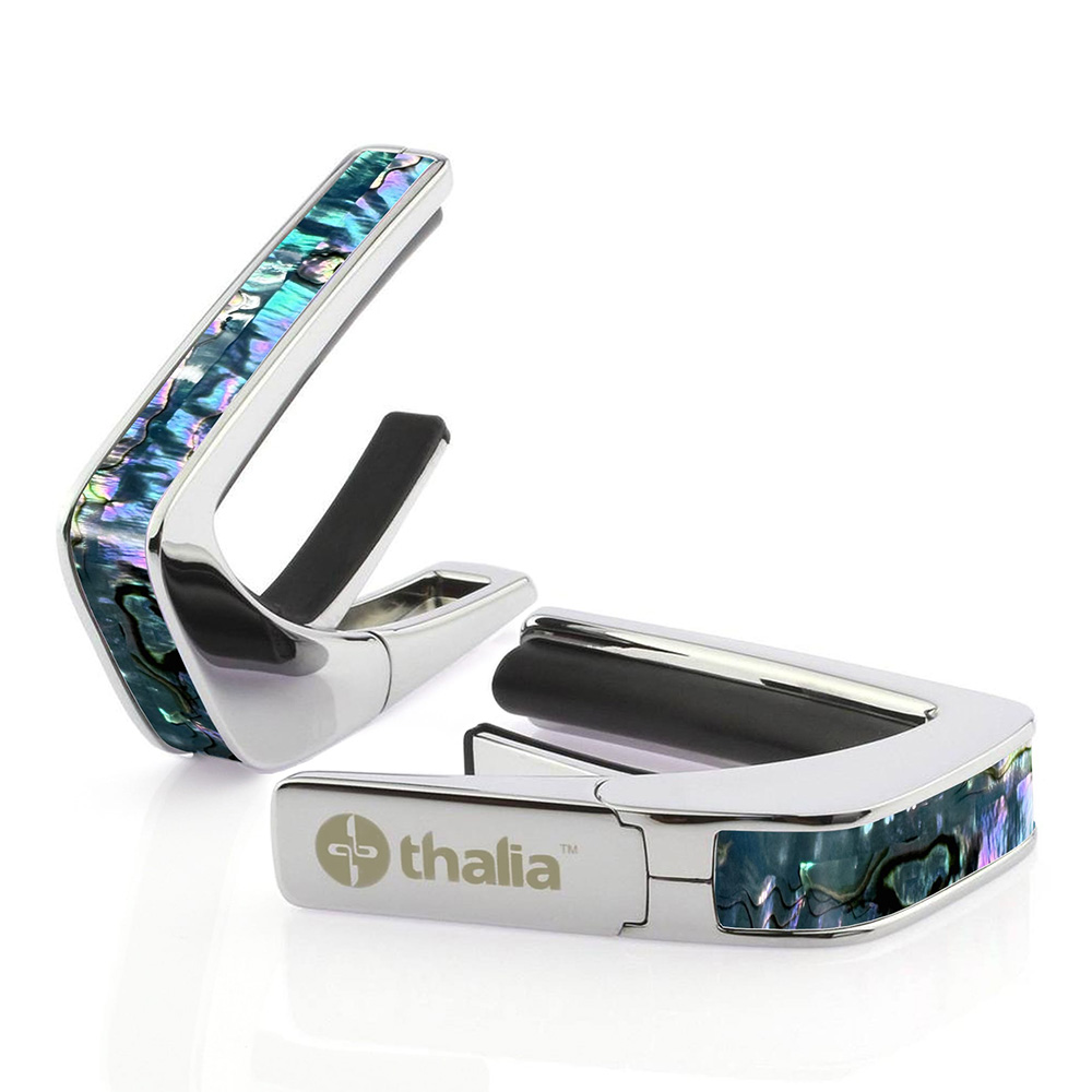 Thalia Capo <br>Exotic Shell / Maya Blue Mexican Abalone / Chrome