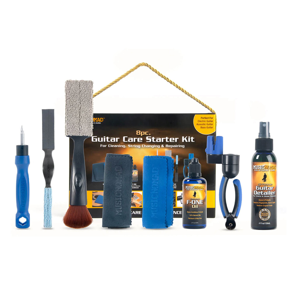 MUSIC NOMAD <br>MN299 [MusicNomad Guitar Care Starter Kit – 8 pc]