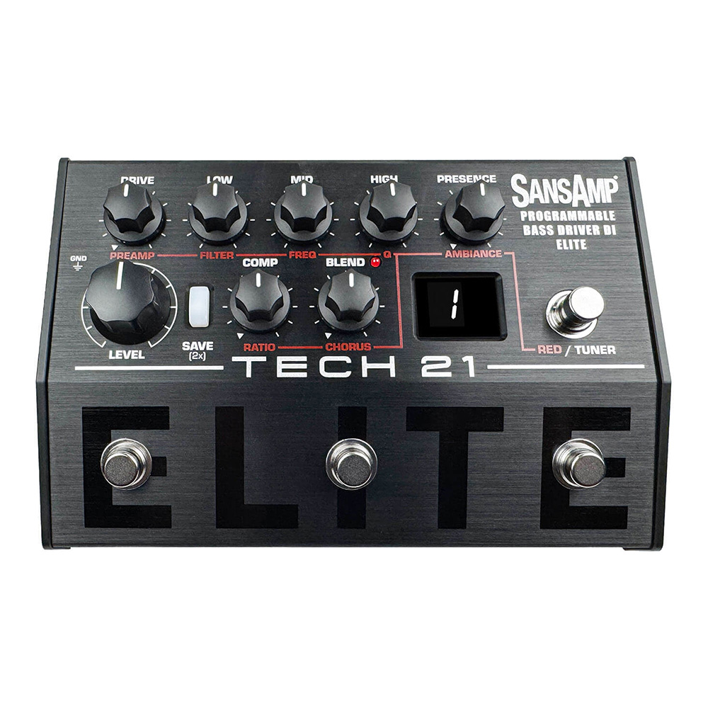 TECH 21 <br>SansAmp Programmable Bass Driver ELITE [PBDR-EL]