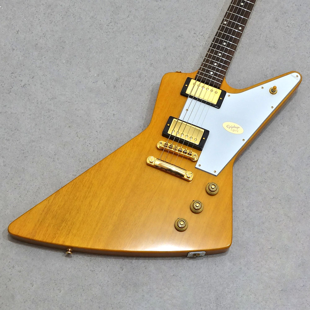 Epiphone <br>1958 Korina Explorer Aged Natural
