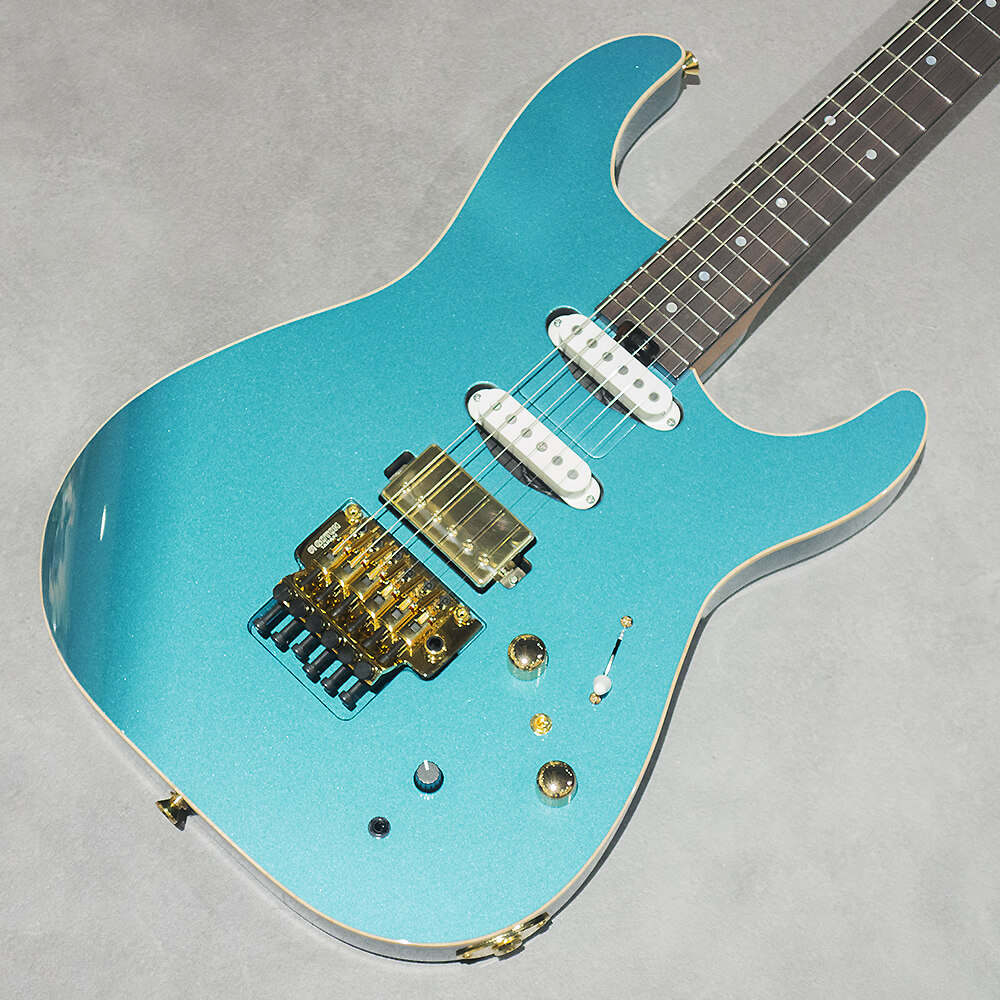 Kz Guitar Works <br>Kz Versa SSH7 Locking Tremolo Pelham Blue