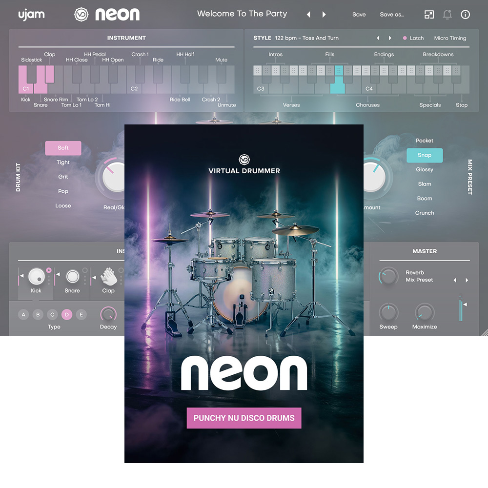 UJAM <br>Virtual Drummer NEON