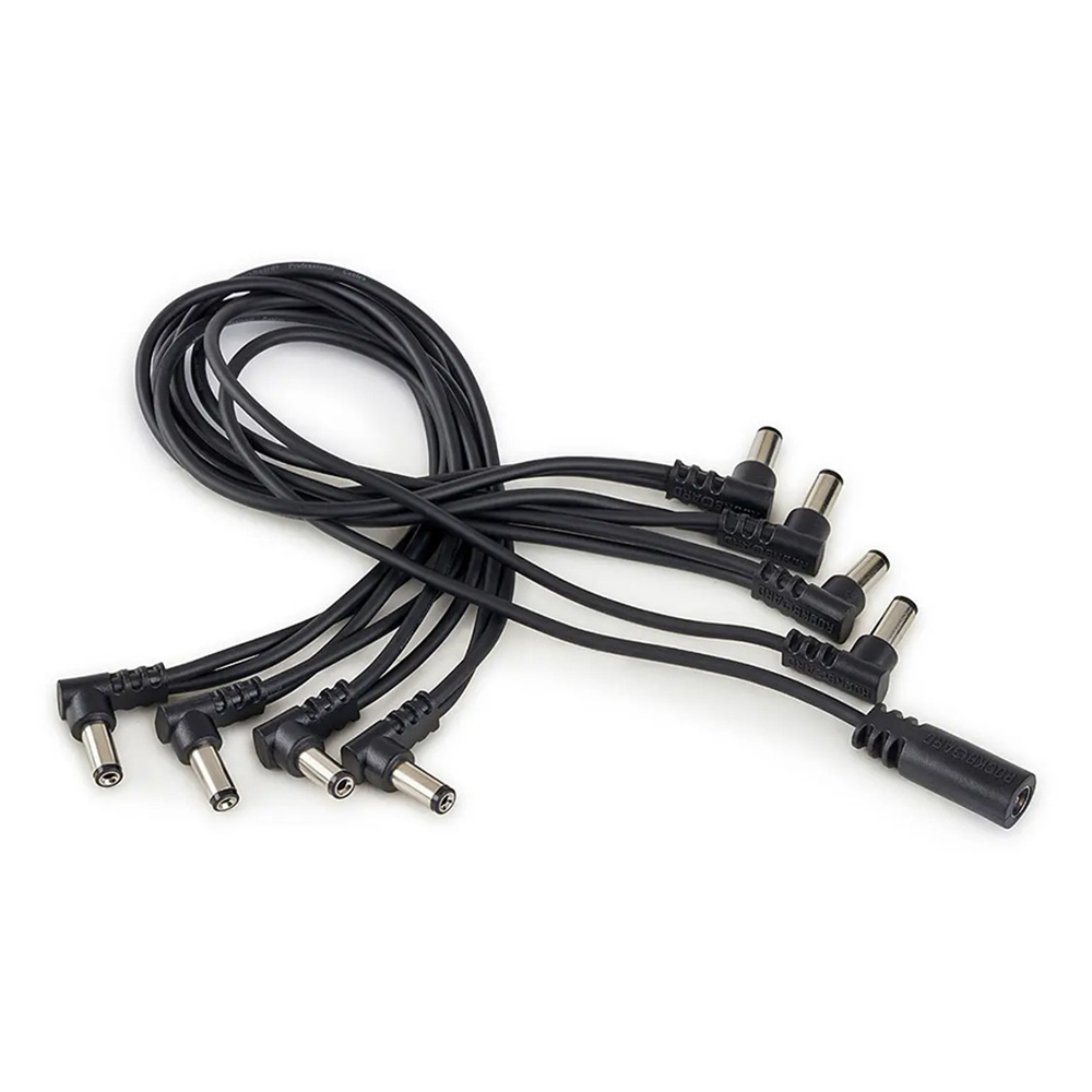 RockBoard by Warwick <br>Flat Daisy Chain Cable, Angled - 8 Outputs [RBO CAB POWER DC8 A]