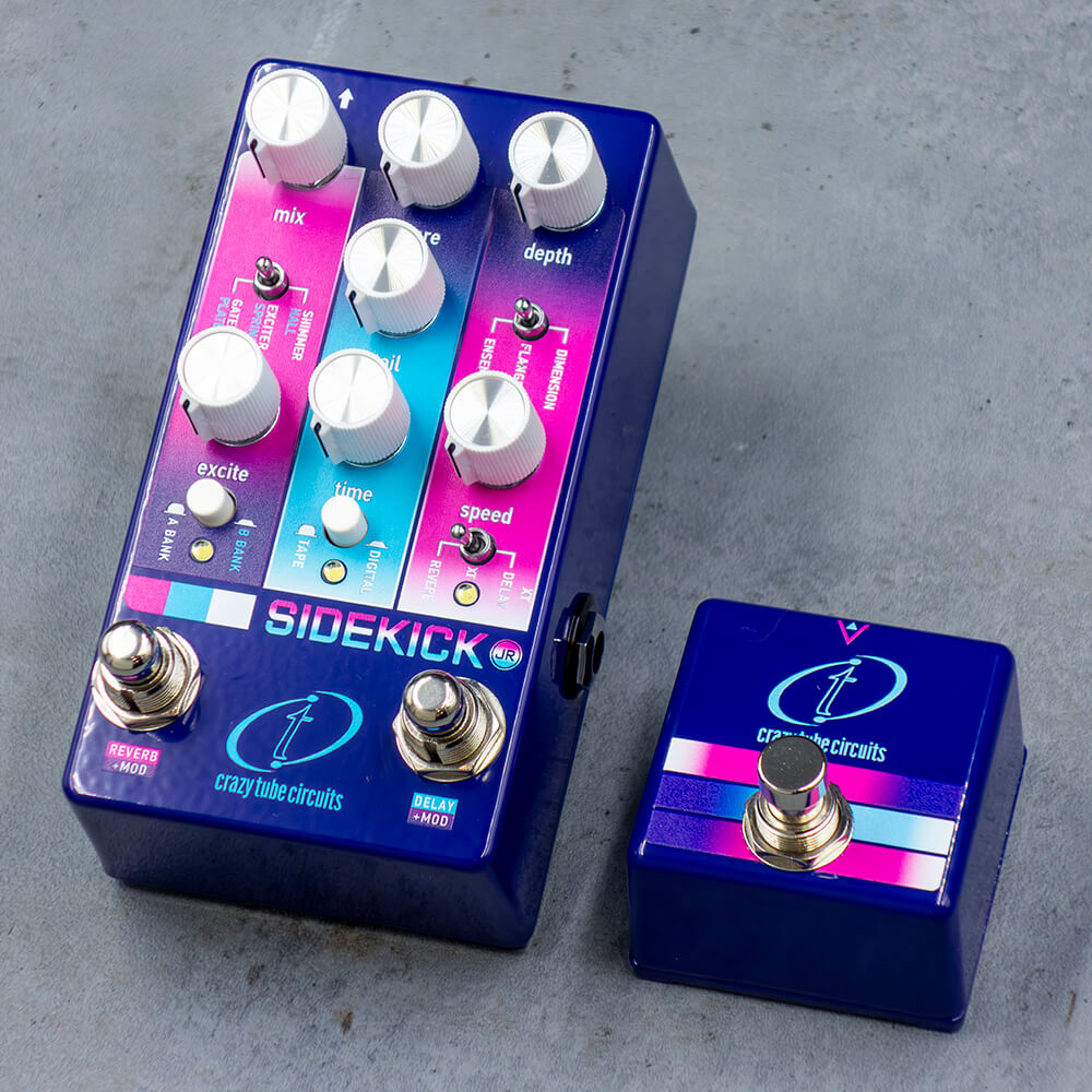 Crazy Tube Circuits <br>Sidekick JR Japan Ltd 80's Dream w/XT FootSwitch