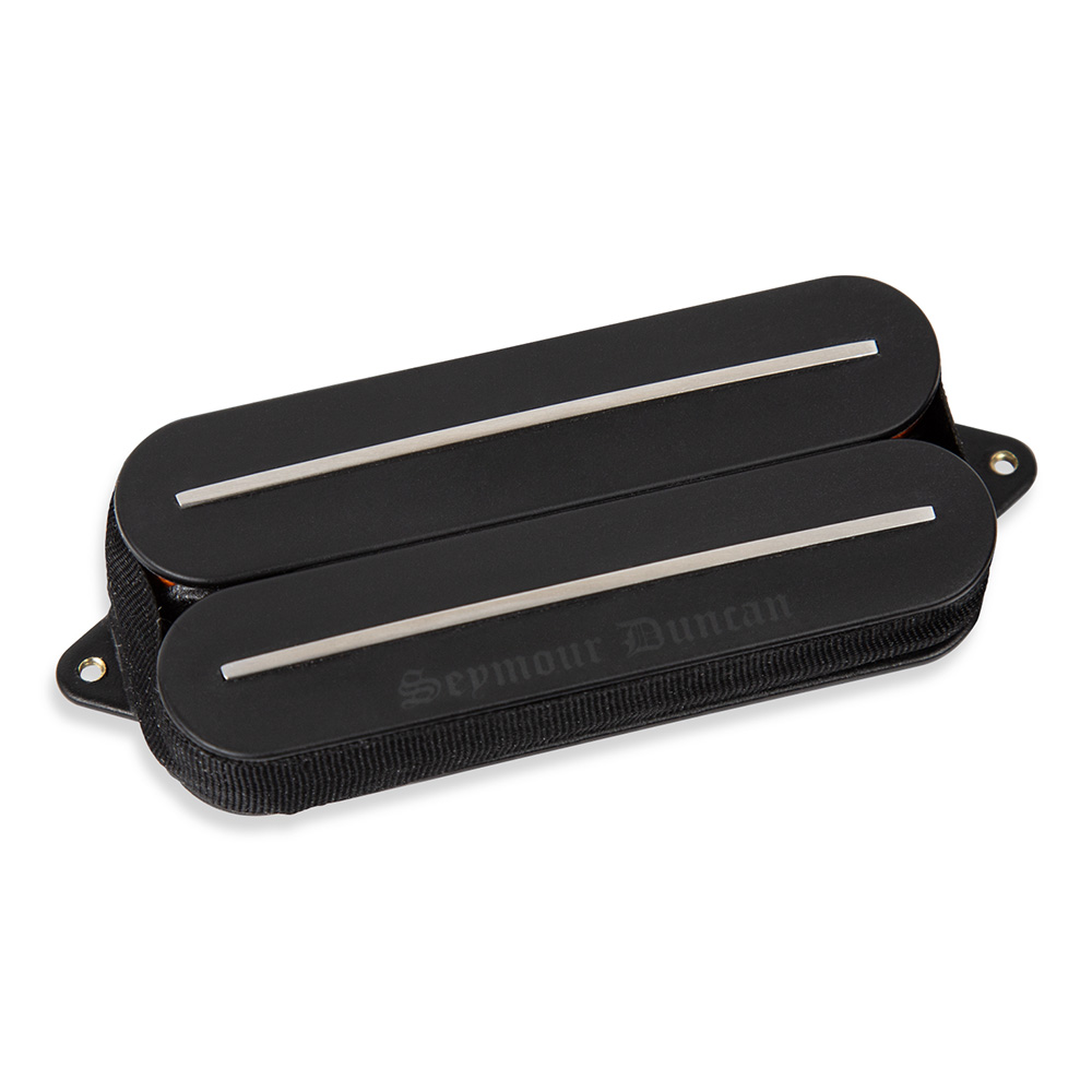 Seymour Duncan <br>Black Winter Rails 7 - Bridge, Matte Black [B.WINTER RAILS-7b]