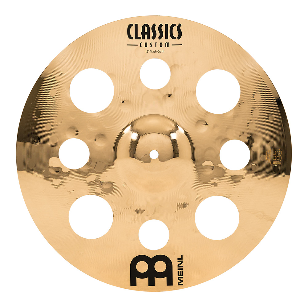 MEINL <br>16" Classics Custom Brilliant Trash Crash [CC16TRC-B]