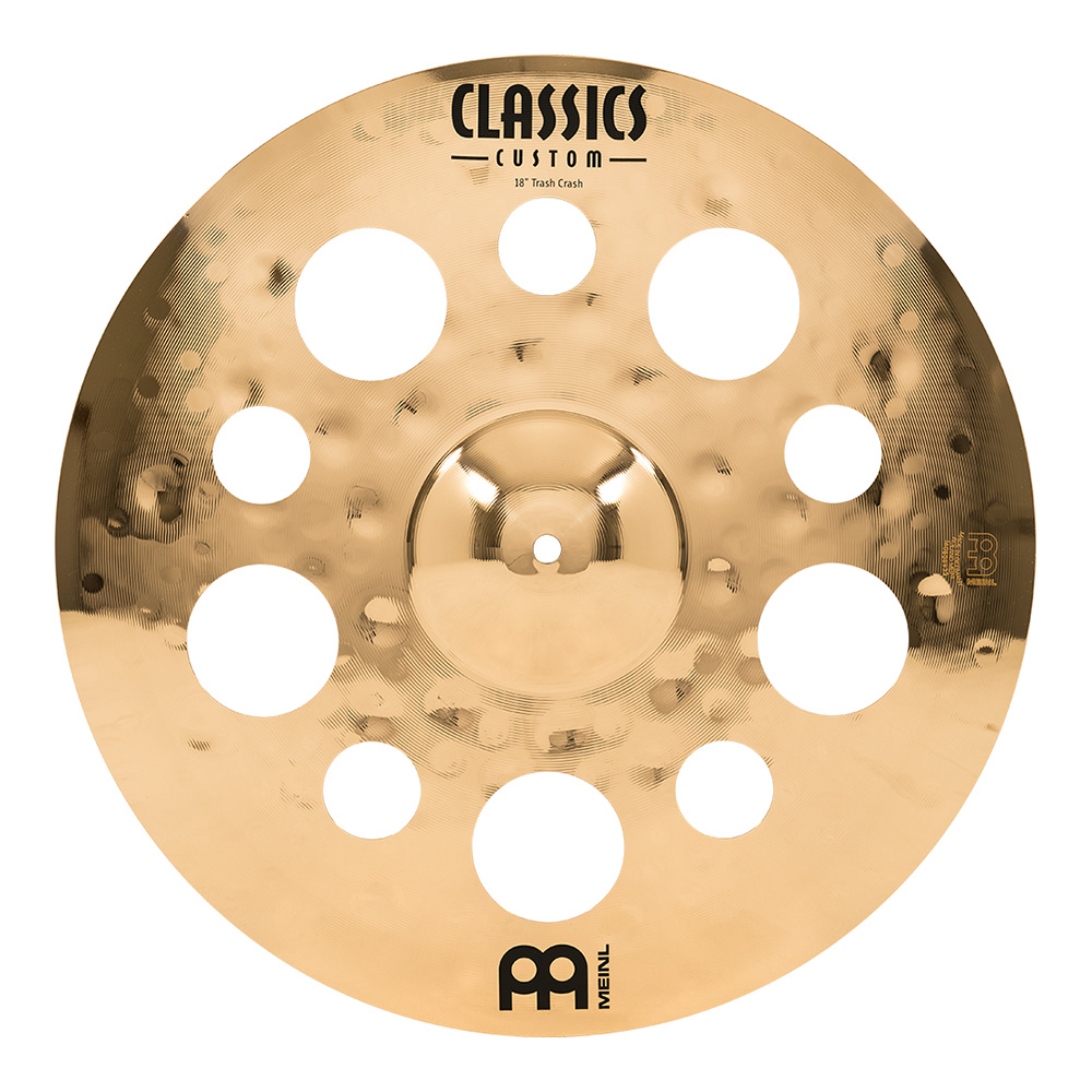 MEINL <br>18" Classics Custom Brilliant Trash Crash [CC18TRC-B]