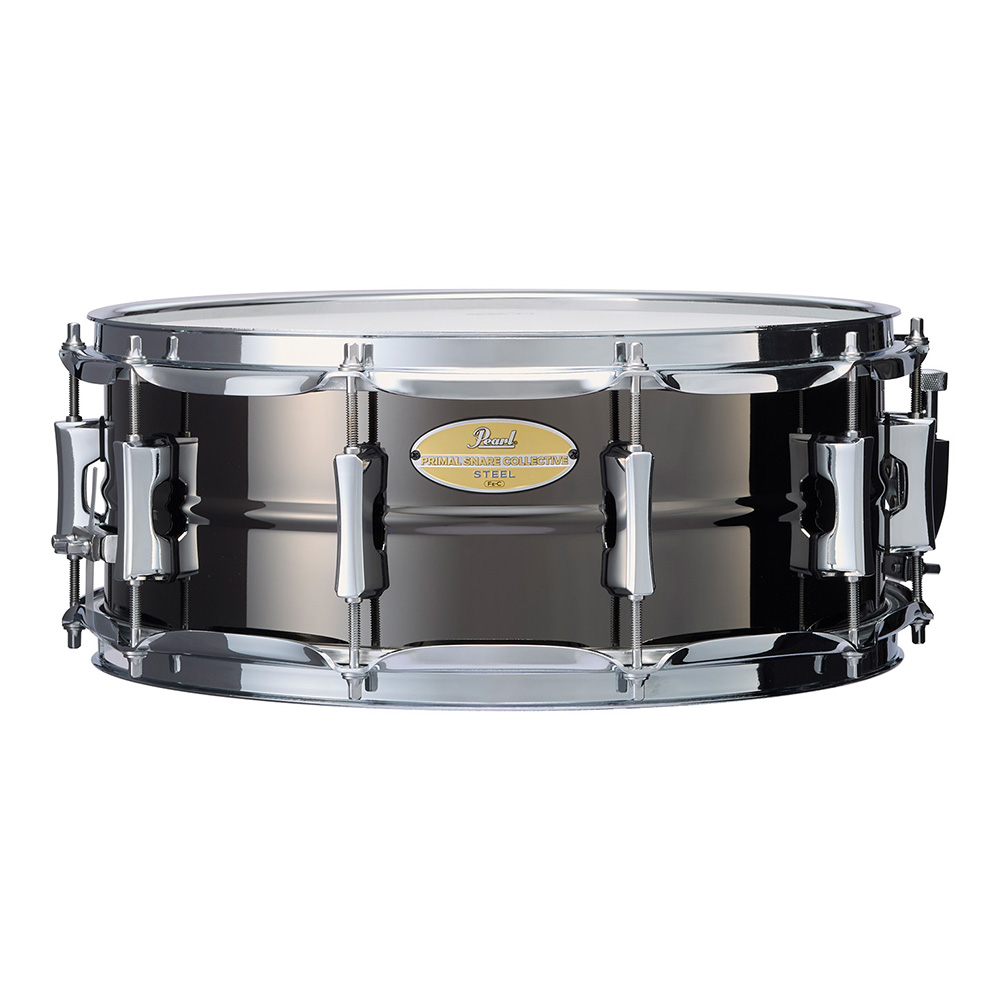 Pearl <br>PSC1455S/BN [The Primal Snare Collective Steel 14"x5.5" - Black Nickel Shell Finish]