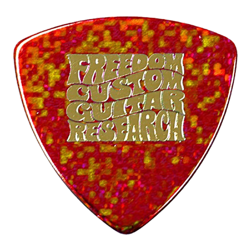Freedom Custom Guitar Research <br>Pick Triangle 075SPR (�g���C�A���O�� / �X�p���R�[�����b�h / �����S / 0.75mm) [SP-PK-17] 50���Z�b�g