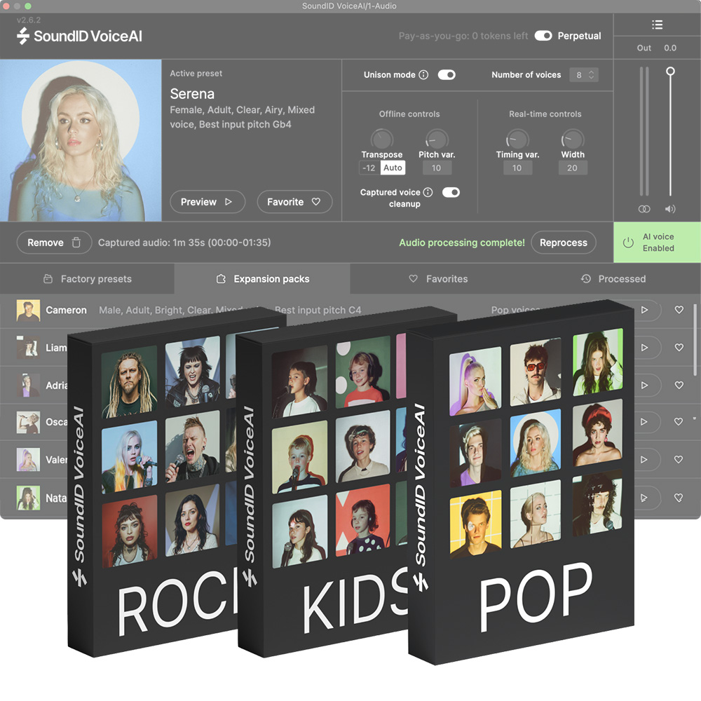 Sonarworks <br>SoundID VoiceAI Perpetual License & Expansion Pack Bundle