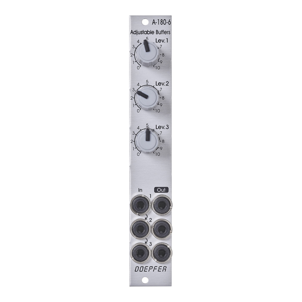 Doepfer <br>A-180-6 Triple Adjustable Buffer / Control Voltage Source