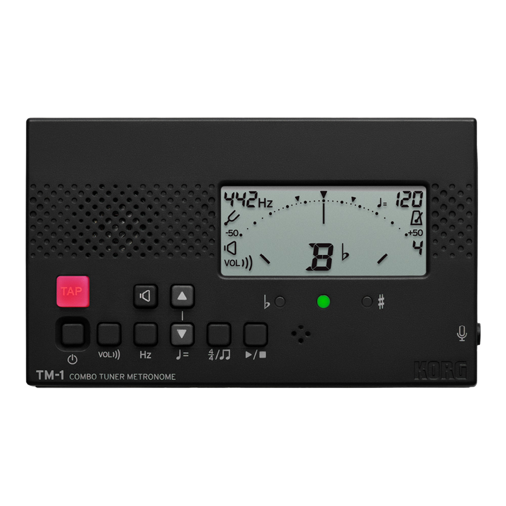 KORG <br>KORG <br>TM-1 BK [COMBO TUNER METRONOME]