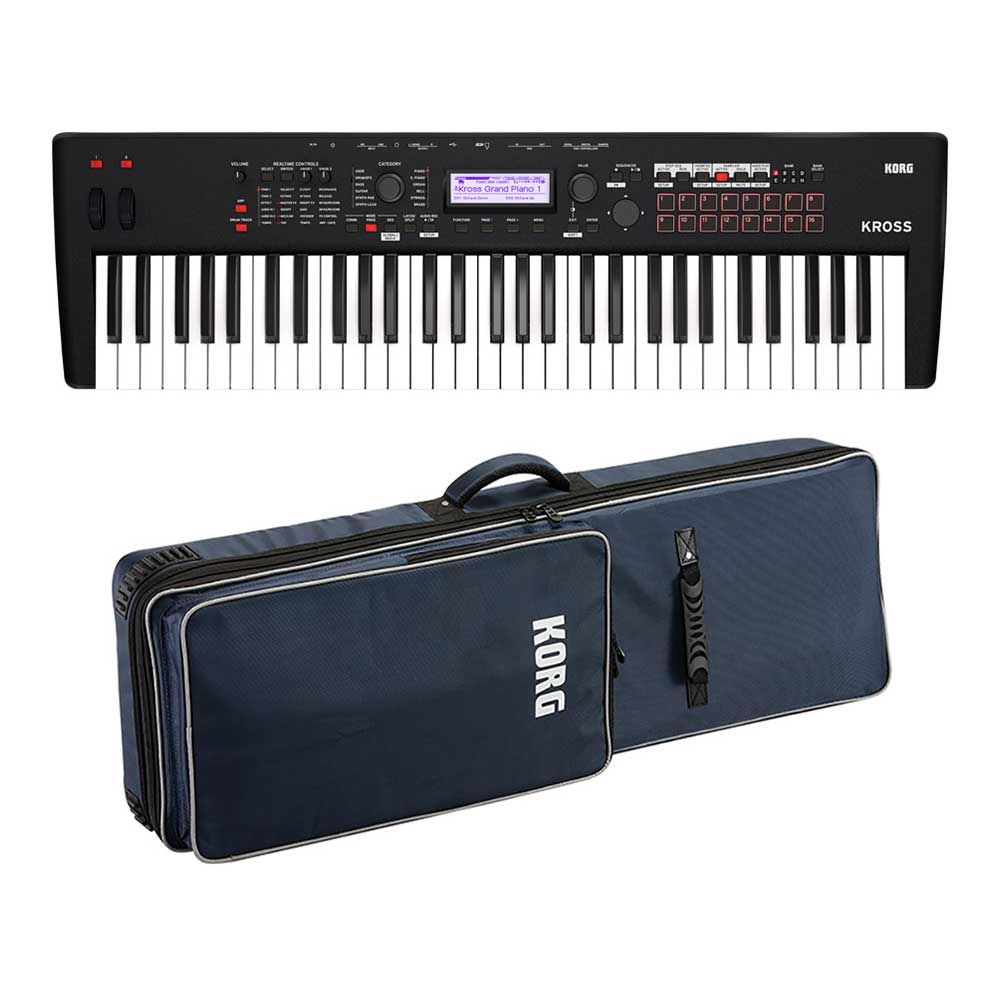 KORG <br>KROSS 2-61-MB (Super Matte Black) �����P�[�X�Z�b�g