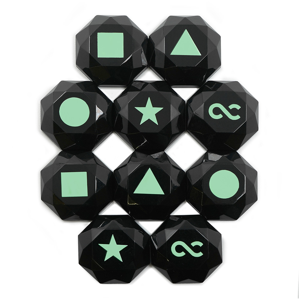 One Control <br>Octagon Footswitch Hat Symbols