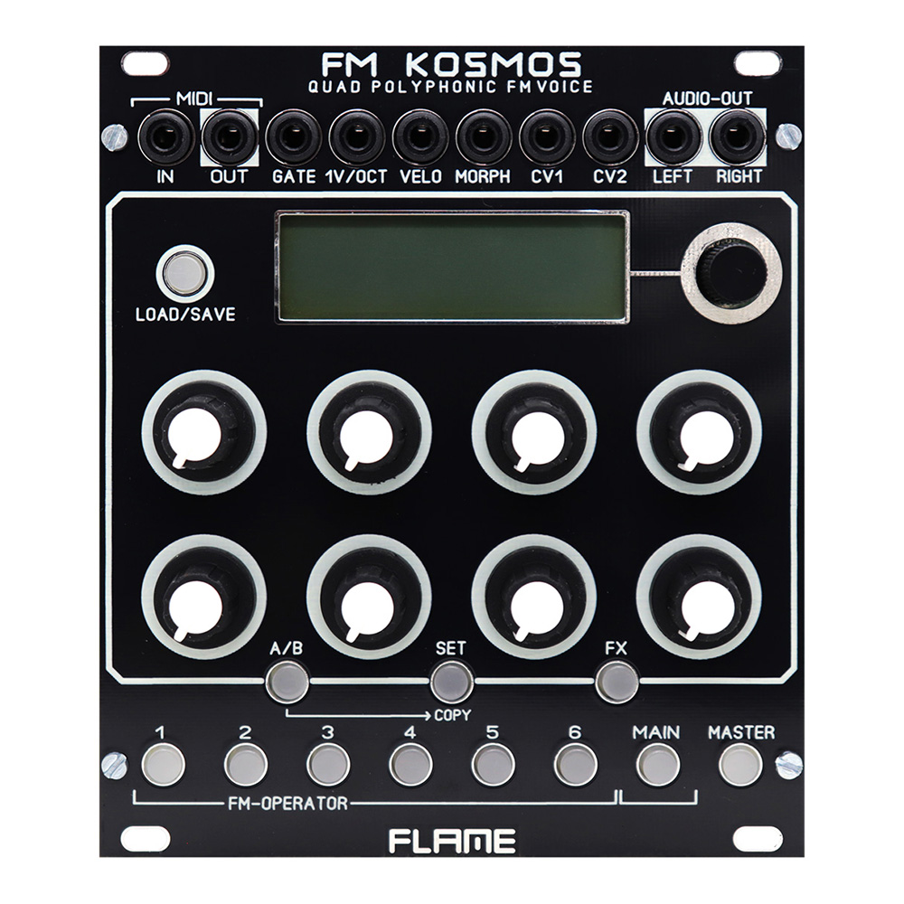 FLAME <br>FM KOSMOS [Quad polyphonic FM synthesizer]