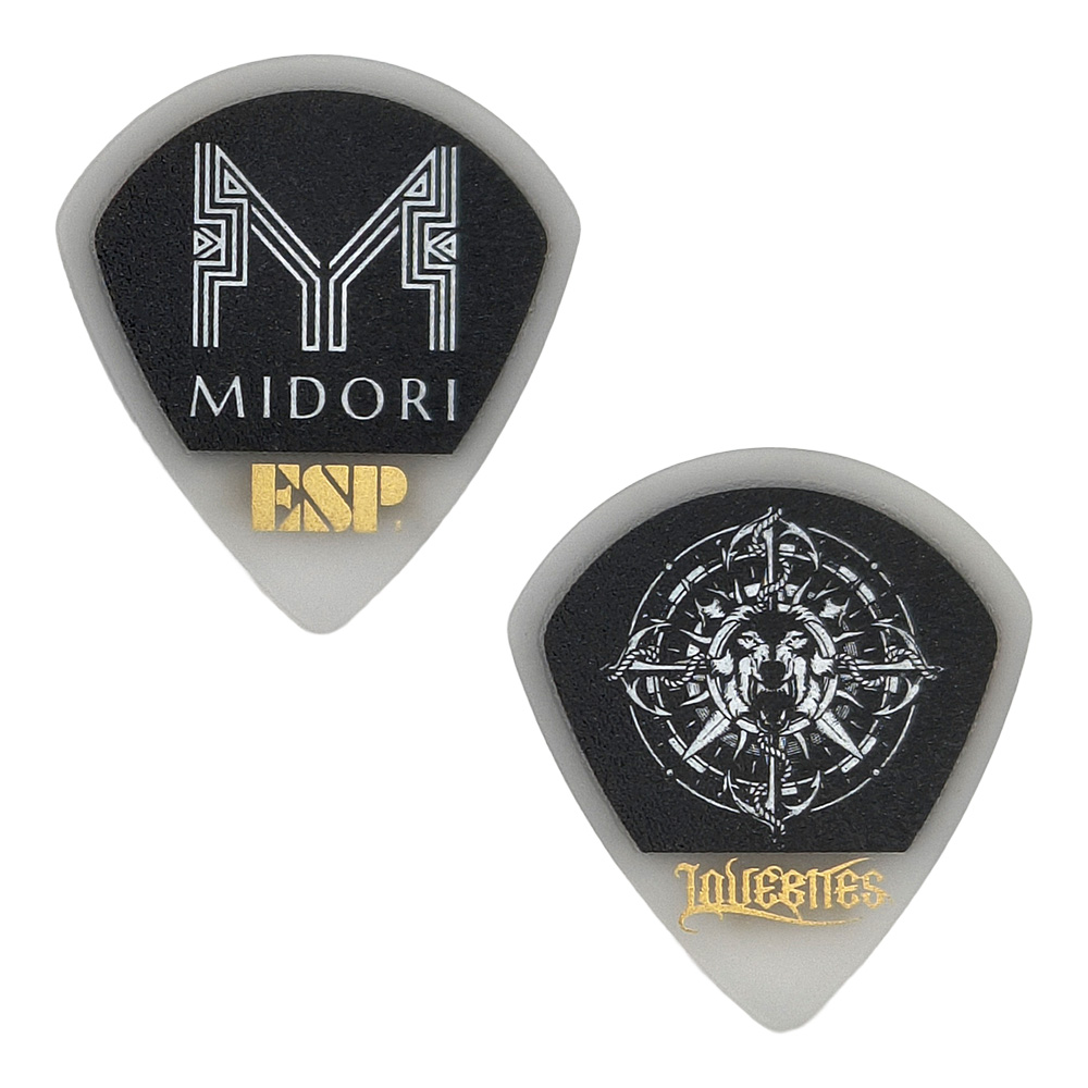 ESP <br>PA-LMidori10-5 White [Midori (LOVEBITES) Signature Pick] 100���Z�b�g