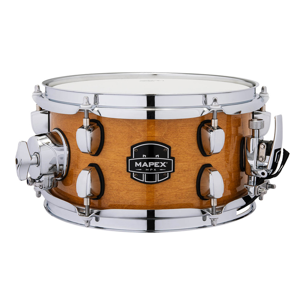 MAPEX <br>MPX SERIES SMALL DIAMETER 10" x 5.5" WOOD SNARE DRUM (GLOSS NATURAL) [MPNMP0550CNL]