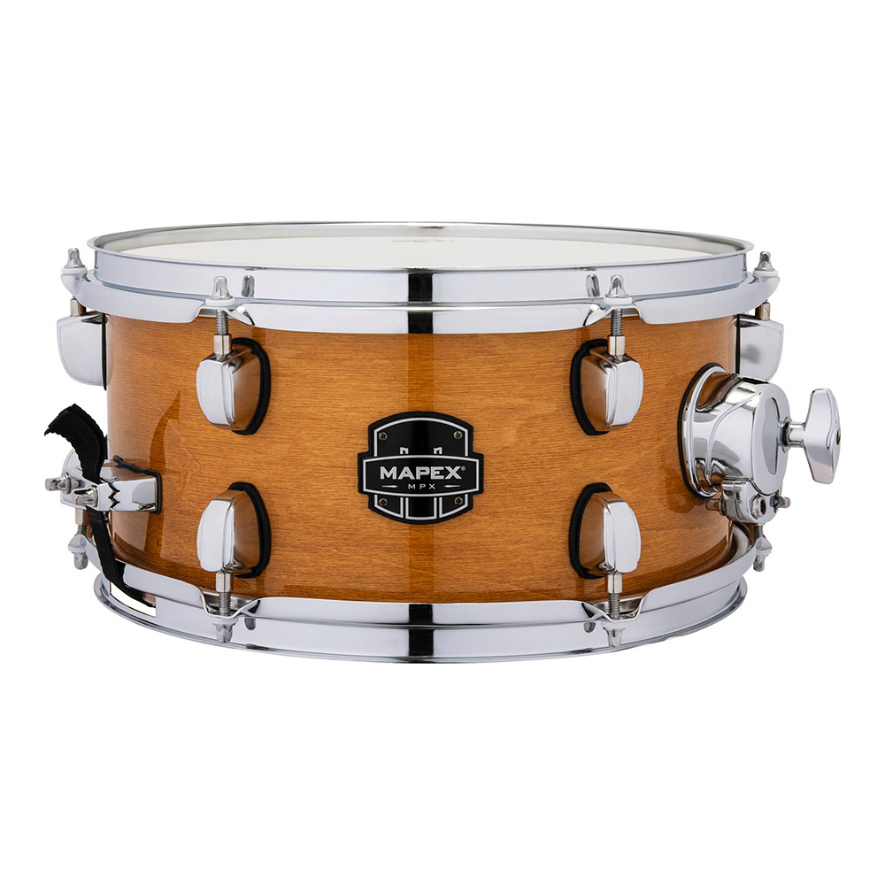 MAPEX <br>MPX SERIES SMALL DIAMETER 12" x 6" WOOD SNARE DRUM (GLOSS NATURAL) [MPNMP2600CNL]
