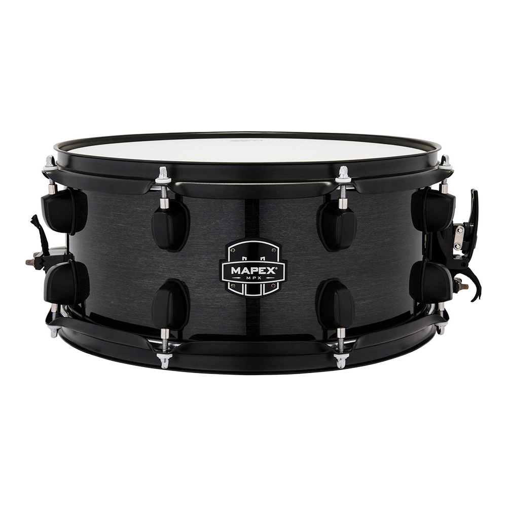MAPEX <br>MPX SERIES SMALL DIAMETER 13" x 6" WOOD SNARE DRUM (TRANSPARENT MIDNIGHT BLACK) [MPNMP3600BMB]