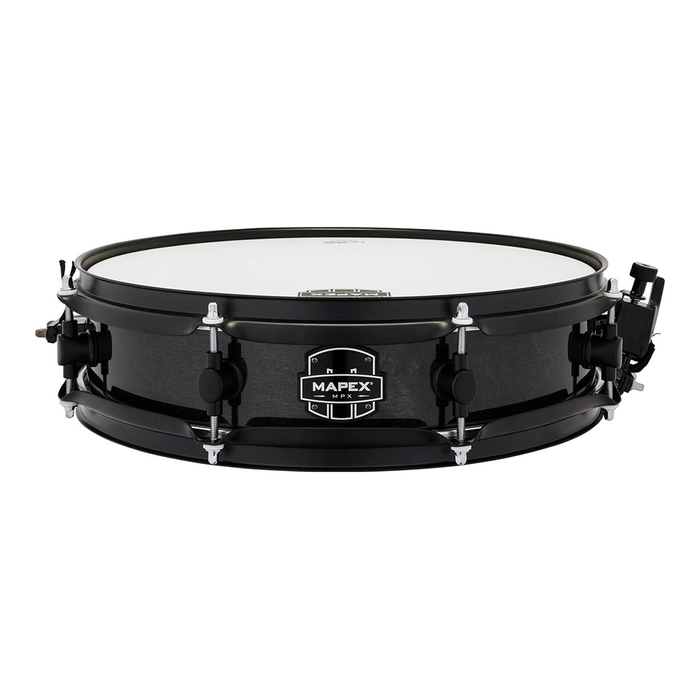 MAPEX <br>MPX SERIES SHALLOW WOOD SNARE DRUM 14" x 3.5" (TRABSPARENT MIDNIGHT BLACK) [MPNMP4350BMB]
