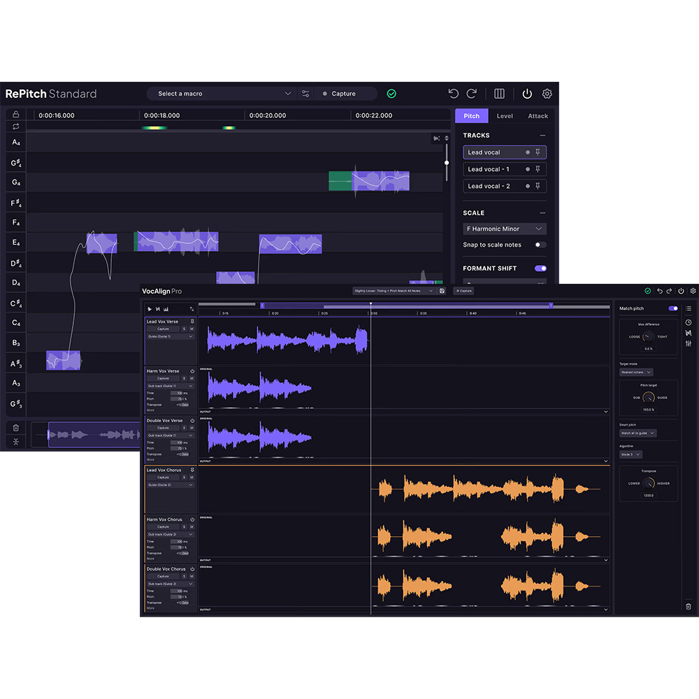 Synchro Arts <br>RePitch 2 Standard + VocAlign 7 Pro Bundle [REPITCH2-PLUS-V7P]