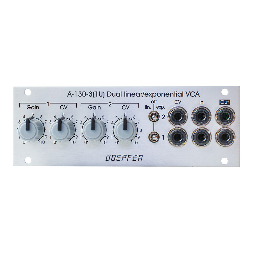 Doepfer <br>A-130-3 (1U) Dual Linear/Exponential VCA