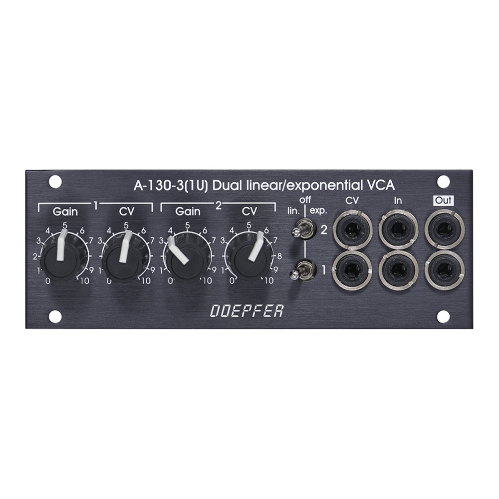 Doepfer <br>A-130-3V (1U) Dual Linear/Exponential VCA