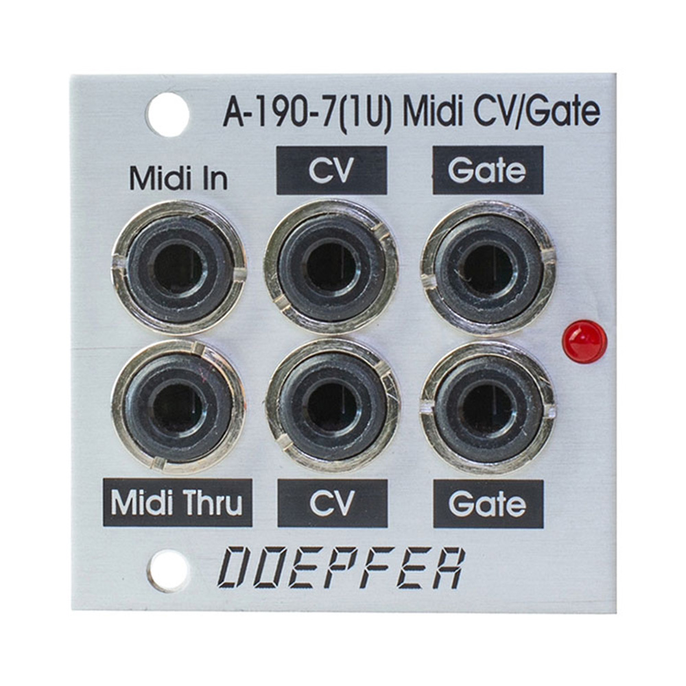 Doepfer <br>A-190-7 (1U) Micro MIDI-to-CV/Gate Interface