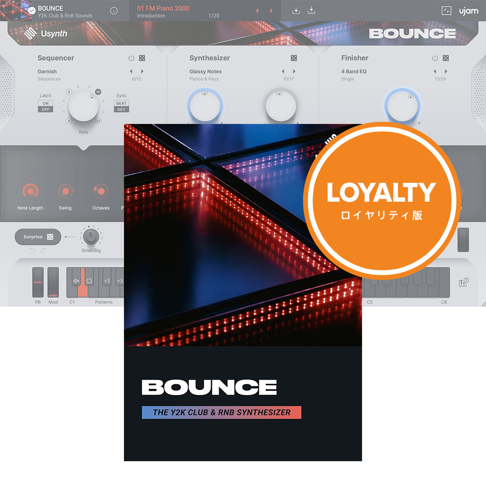 UJAM <br>Usynth BOUNCE ���C�����e�B