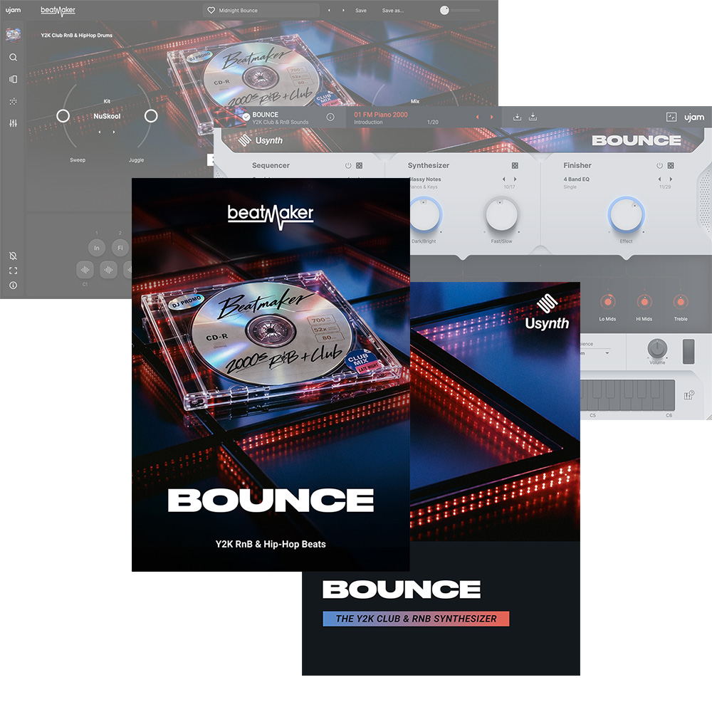 UJAM <br>BOUNCE Bundle�iBeatmaker BOUNCE + Usynth BOUNCE�j�b2026�N11��15���܂ł̊��Ԍ���̔�