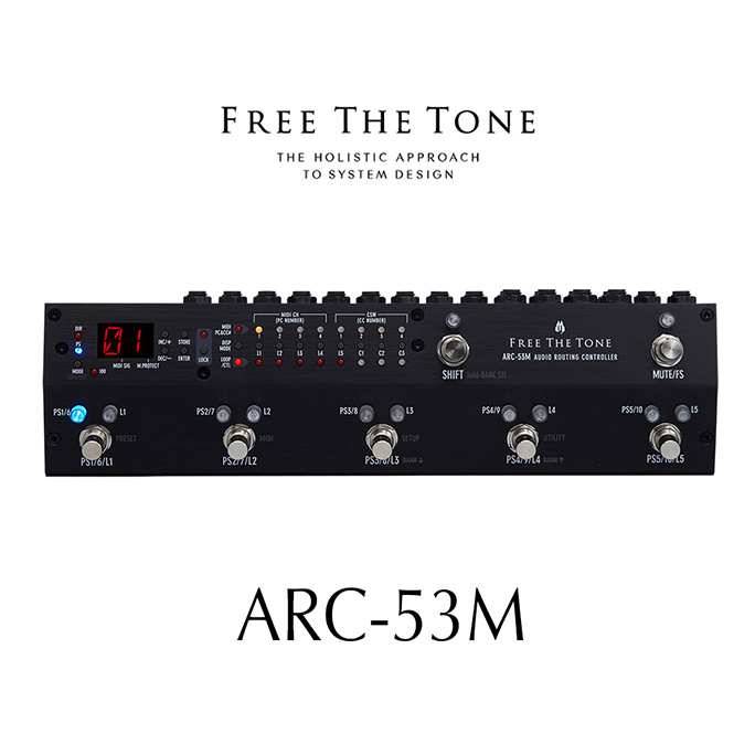 Free The Tone ARC-53M(B) Audio Routing Controller｜ミュージック ...