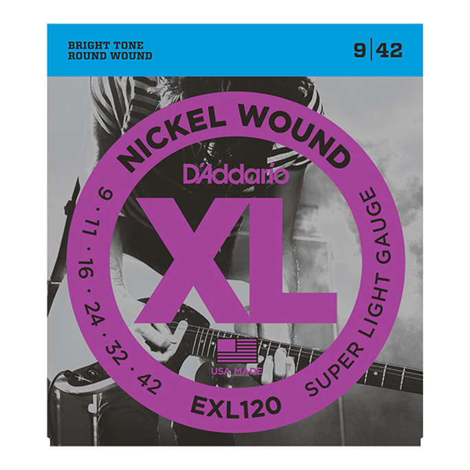 D'Addario <br>EXL120 XL Nickel Round Wound Super Light 09-42