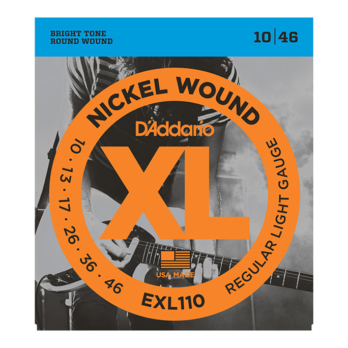 D'Addario <br>EXL110 XL Nickel Round Wound Regular Light 10-46