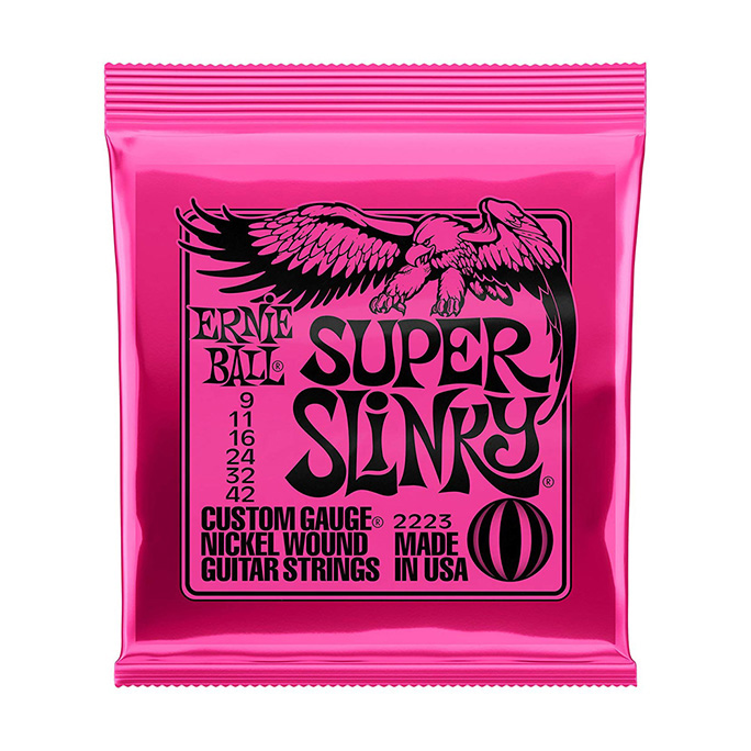 ERNIE BALL <br>SUPER SLINKY NICKEL WOUND 09-42