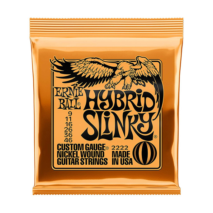 ERNIE BALL <br>HYBRID SLINKY NICKEL WOUND 09-46