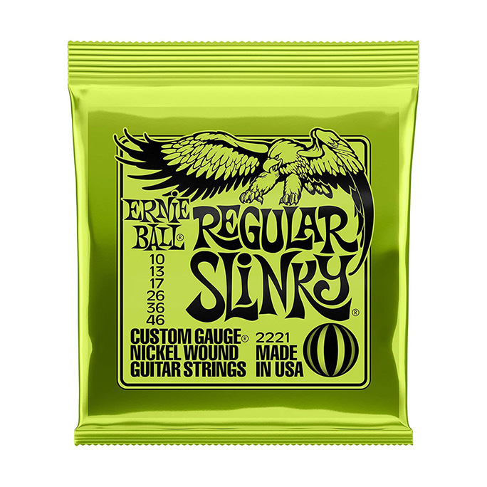 ERNIE BALL <br>REGULAR SLINKY NICKEL WOUND 10-46