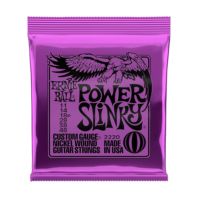 ERNIE BALL <br>POWER SLINKY NICKEL WOUND 11-48