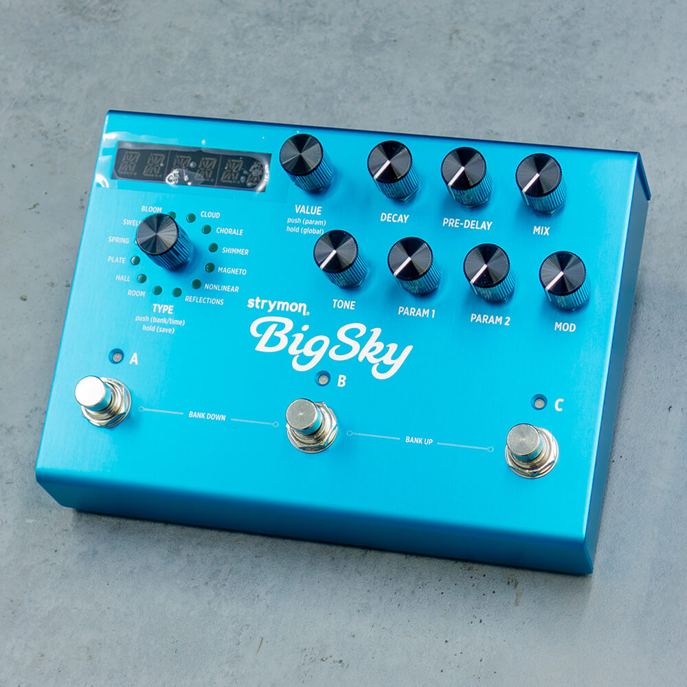 strymon <br>BigSky [Reverb unit with MIDI Preset]